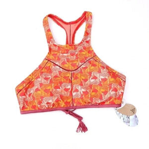 Prana Carmine Pink Safari Azra Bikini Top M